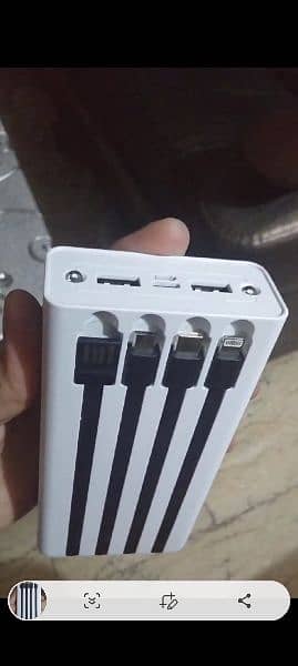 Power bank 20000mah Fast Charging & All In 1 Cables ETC 2