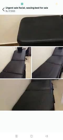 Facial waxing  Bed Folding    new condition