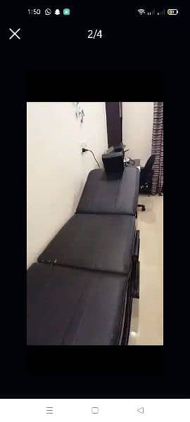 Facial waxing  Bed Folding    new condition 1
