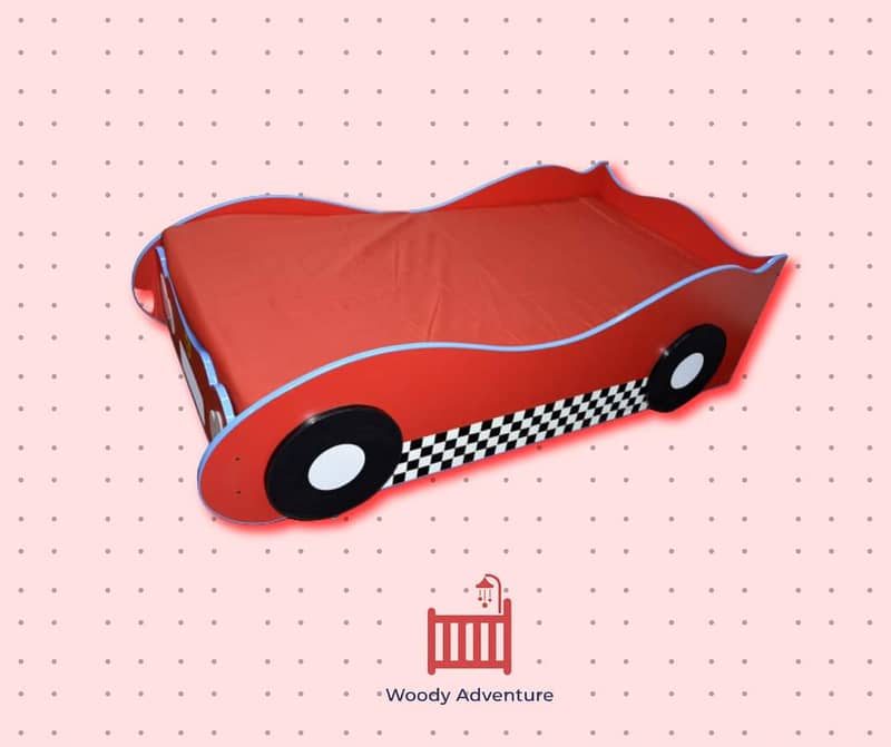 Car Bed for Bedroom, Kids Single Beds Sale in Pakistan 2