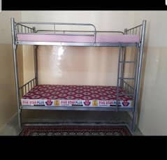 bunk bed without mattress