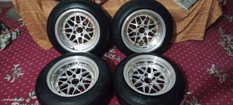 BBS 15 inches rims for moddy fair car 4nuty 2