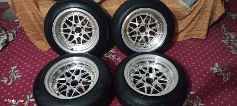 BBS 15 inches rims for moddy fair car 4nuty 4