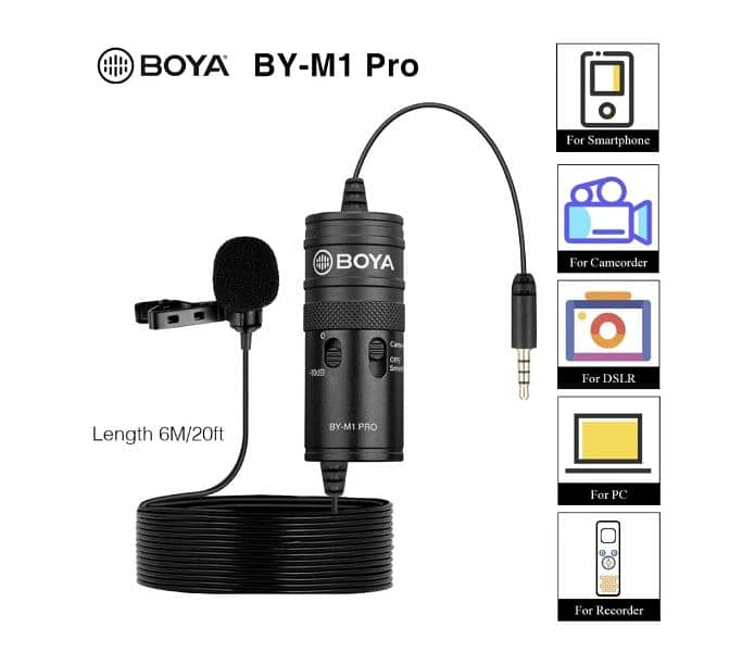 BOYA M1 Pro Microphone - Professional Audio Quality 1