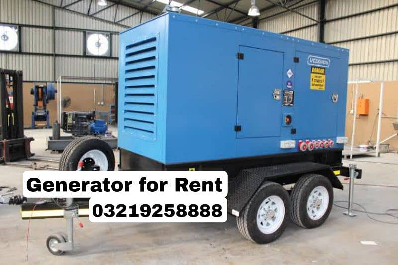 Rental Generator 30 kva 50 kva 100 150 200 300 400 1
