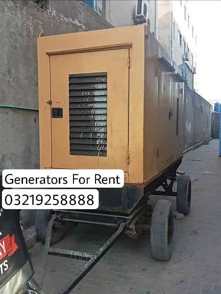 Rental Generator 30 kva 50 kva 100 150 200 300 400 2
