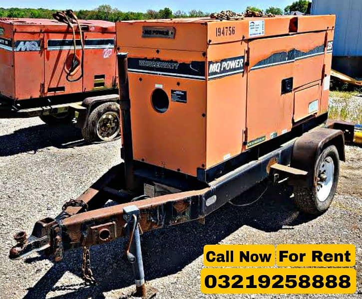 Rental Generator 30 kva 50 kva 100 150 200 300 400 4