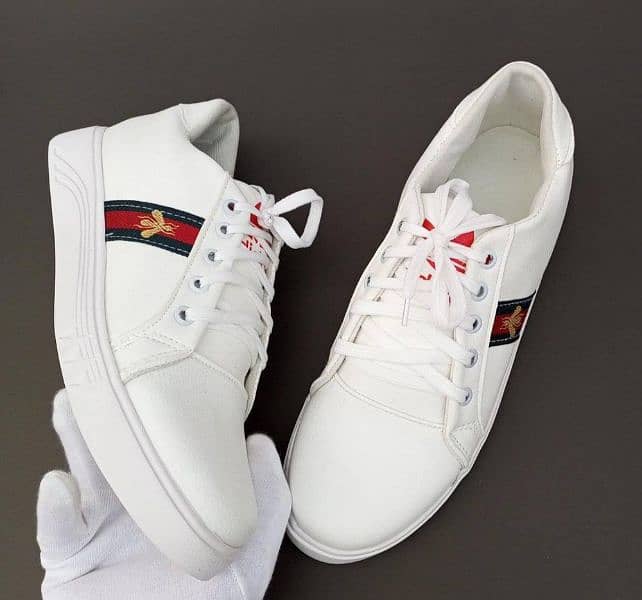 Men's Sneakers, White. 2