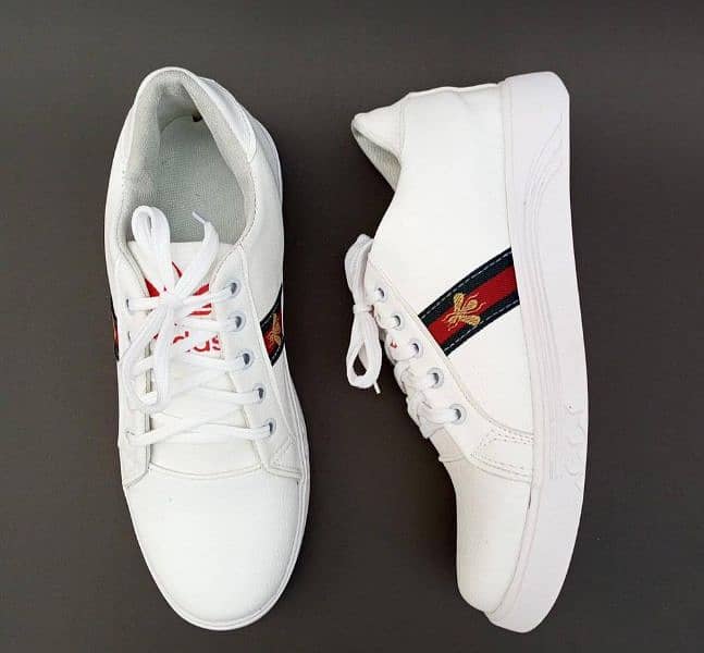 Men's Sneakers, White. 3