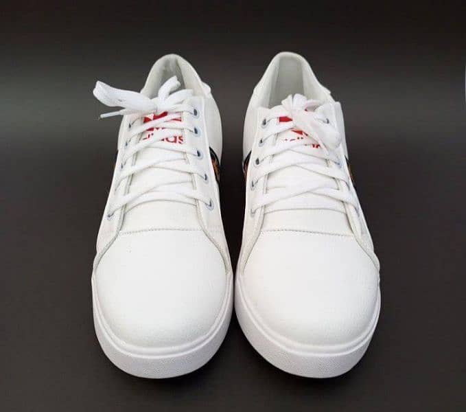 Men's Sneakers, White. 4