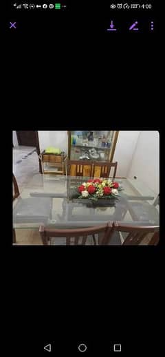 six seater dining table excellent condition