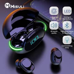Y80  Wireless Headphones HIFI Music Earbuds  with Charging Case
