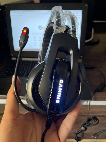 K16 pro Gaming headphone with base audio+active mic noise cancelation 2