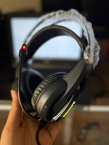 K16 pro Gaming headphone with base audio+active mic noise cancelation 3