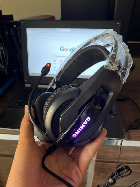 K16 pro Gaming headphone with base audio+active mic noise cancelation 4