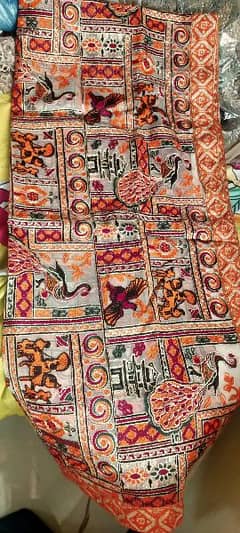 benazir shawl design from lahore