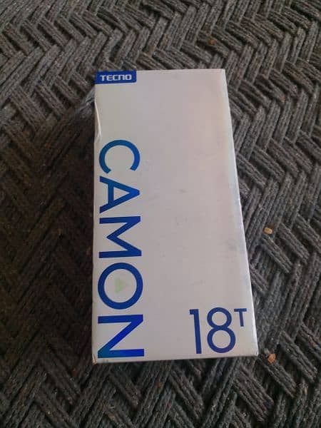 techno camon 18t 10by10 with box & all accesries 2