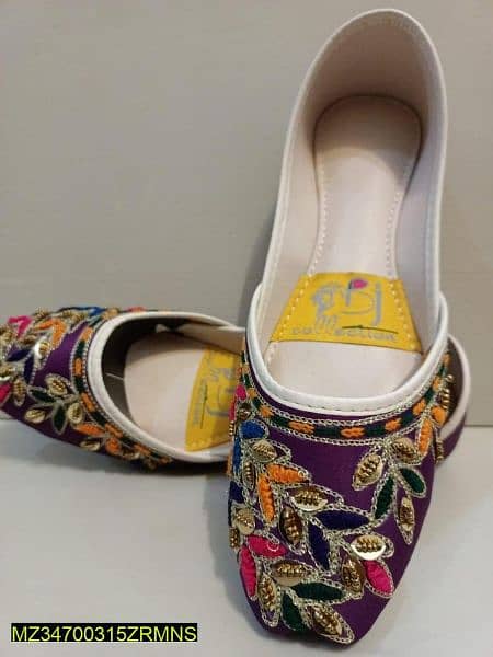 women's fancy embroidered khusaa sandals 1