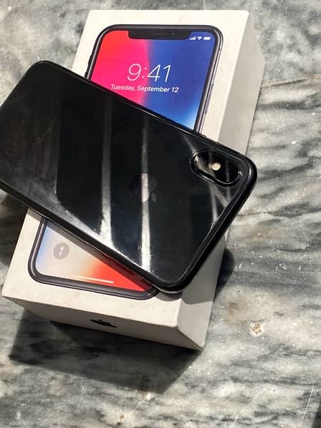 Iphone X pta approved 80 battery face id off all ok 6