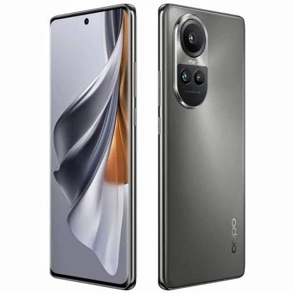 oppo Reno 10 pro 5g (12+4/256gb) (80 wat ultra fast charger) with box 9