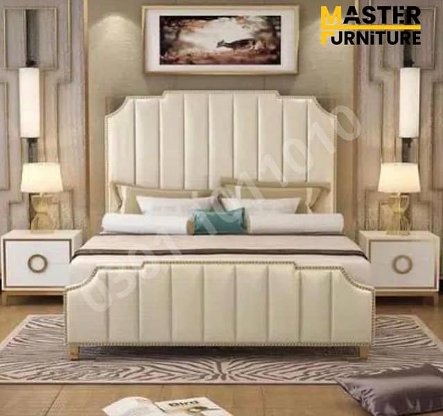 Poshish bed set/Bed set/Double bed/King size bed/Home furniture 7