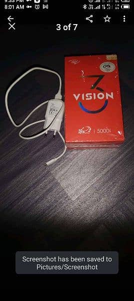 itel vision 3 one hand used 2/32 3
