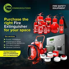 Fire Alarm System & Fire Extinguisher (Authorized Dealer)