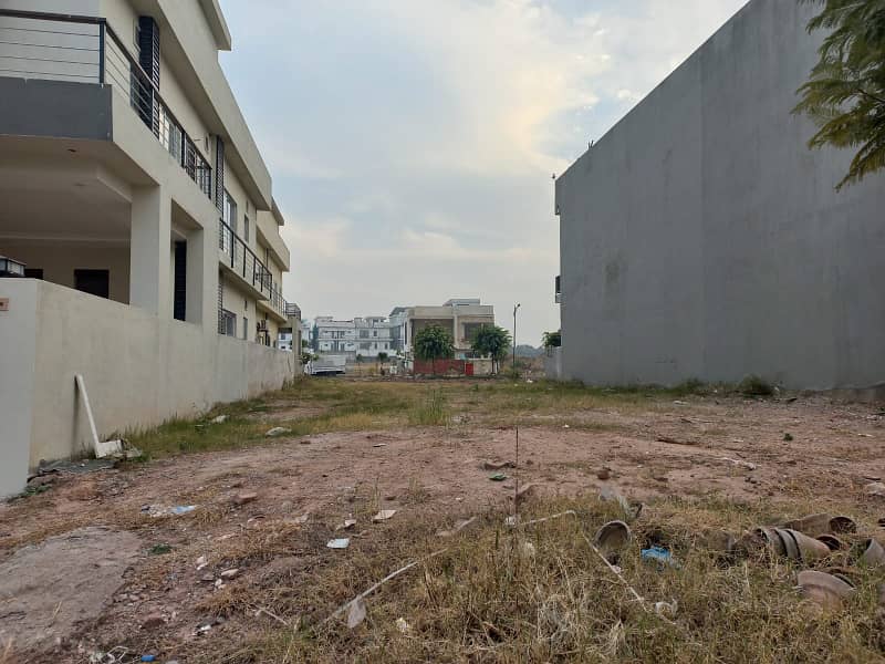 Sector C2 10 Marla Lane L Parkfacing and Margalla facing Near to Main Entrance Solid Land Possession Utility Paid Plot For Sale 10