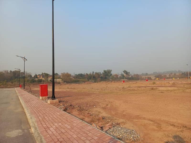 Sector P 19 Marla Road 1 Back Open Boulevard and Possession Utility Charges Paid, 3 Side Open Sunfacing Heighted Location Extraland Plot For Sale 9