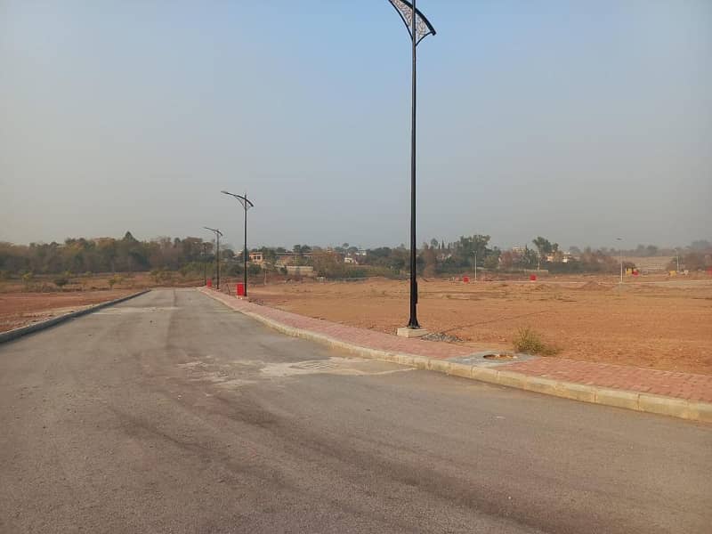 Sector P 19 Marla Road 1 Back Open Boulevard and Possession Utility Charges Paid, 3 Side Open Sunfacing Heighted Location Extraland Plot For Sale 11