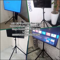 Portable Floor stand for LCD LED tv for home office events expo
