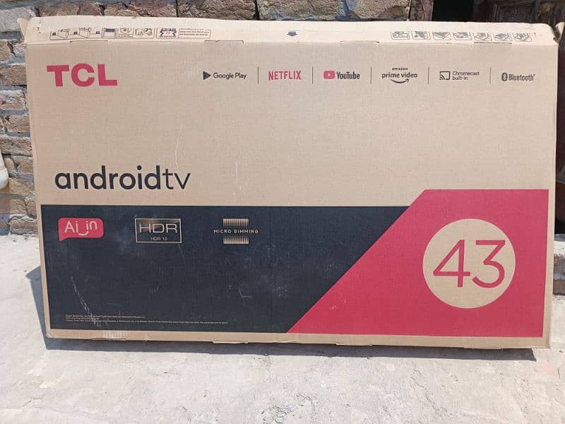TCL 43inch LED Androidtv for sale! 1