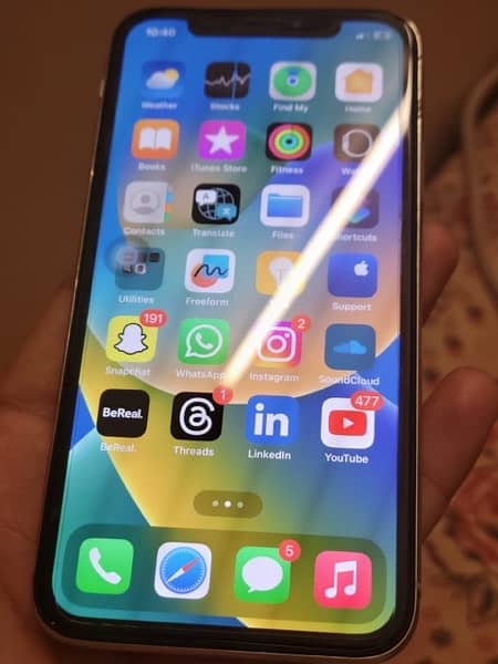 APPLE IPHONE X (Pure 10 by 10) 256 GB PTA APPROVED 1