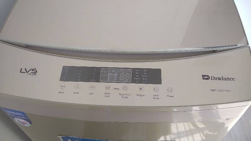 dawlance fully automatic washing machine DWT 270 C LVS+ 3