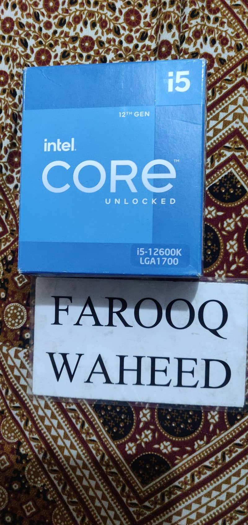 12th gen intel core i5 12600k processor + Gigabyte Z690 UD AX board 4