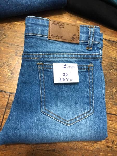 Kids & boys stretchable export quality denim jeans 6