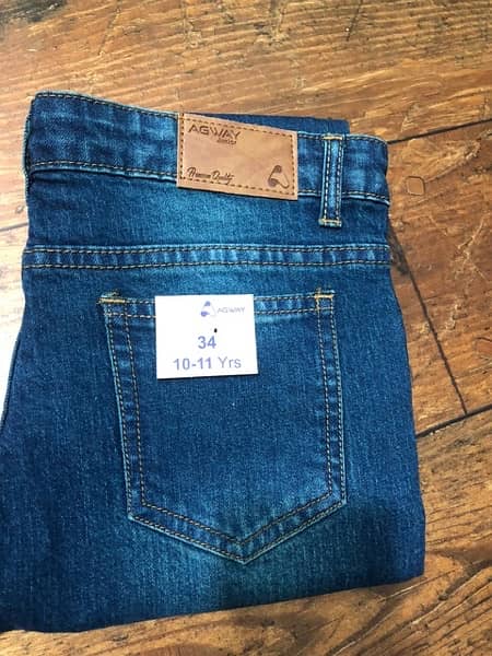 Kids & boys stretchable export quality denim jeans 8