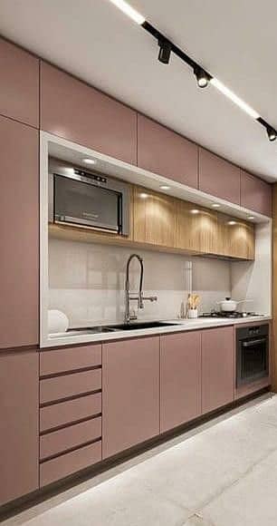 kitchen cabinets/Modern Kitchen/wooden work/Carpenter 10