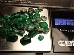 Swat natural emerald 120 crt lot