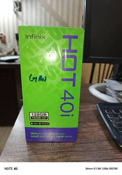 infinix hot 40 I box pack 0