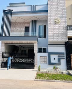 Model City Society Boundary Wall Canal Road Faisalabad 4m 2s Brand New Double Storey House For Sale 0