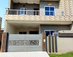Model City 1 Society Boundary Wall Canal Road* Faisalabad 6 Marla Double Storey Brand New House For Rent
