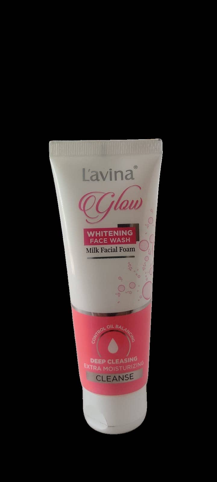 Lavina Glow Whitening Face Wash Milk Facial Form, Deep Cleasing Extra 1
