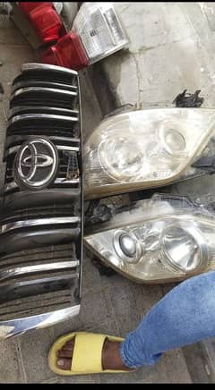 prado tx front headlights and backlights