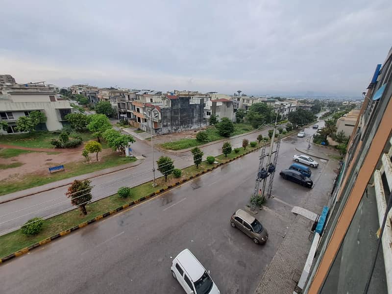 3 Bed Furnished Apartment. On 3rd Floor Available. For Rent In City Centre ll D-17 Islamabad. 4