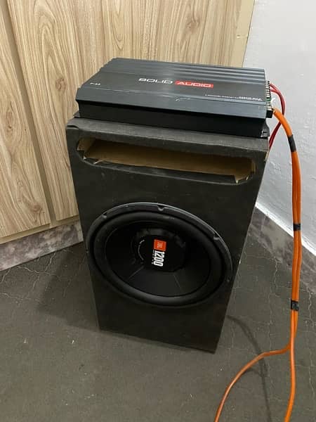 woofer & amplifier 4 channel 03169917006 only call 1