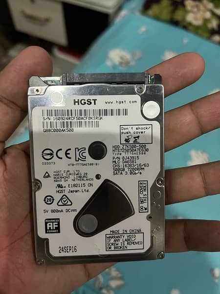 Hard disk 500gb 0