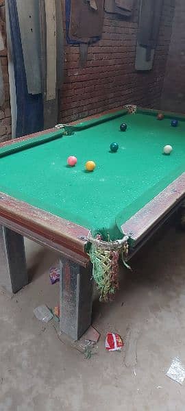 snooker table 3×6 running condition 2