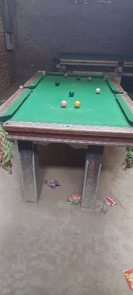 snooker table 3×6 running condition 3
