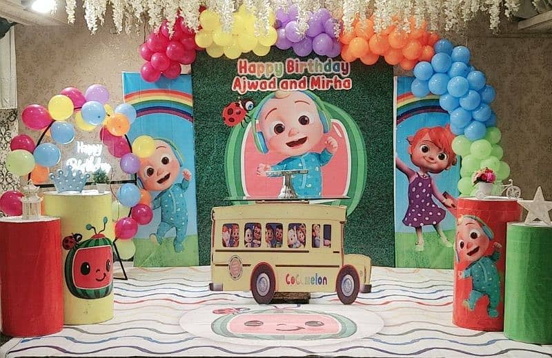 Baloon decore/birthday/aqeeqa decor/baby welcome/magic show/jumping 18